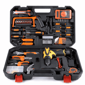 12V Cordless Drill Set with 135-Piece Toolset